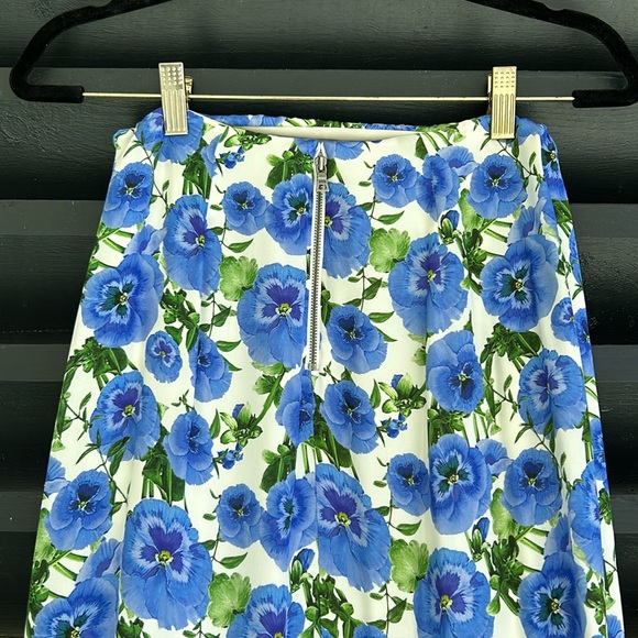Alice + Olivia Violets Print Skirt - Picture 6 of 9